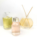 Home Decoration 100ml Round Glass Reed Diffuser Bottle with glass stoppers for aromatherapy fragrance aroma oil air fresh